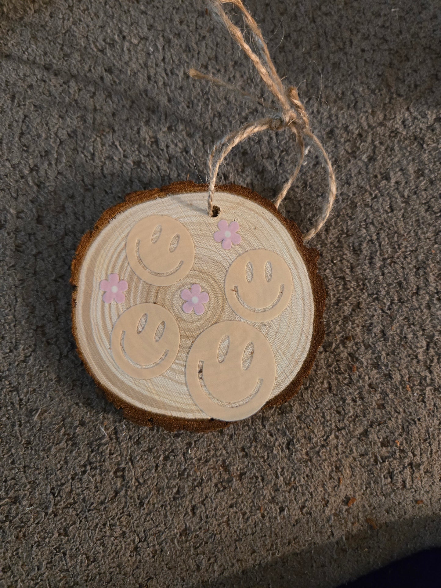 Wooden Rainbow Ornament