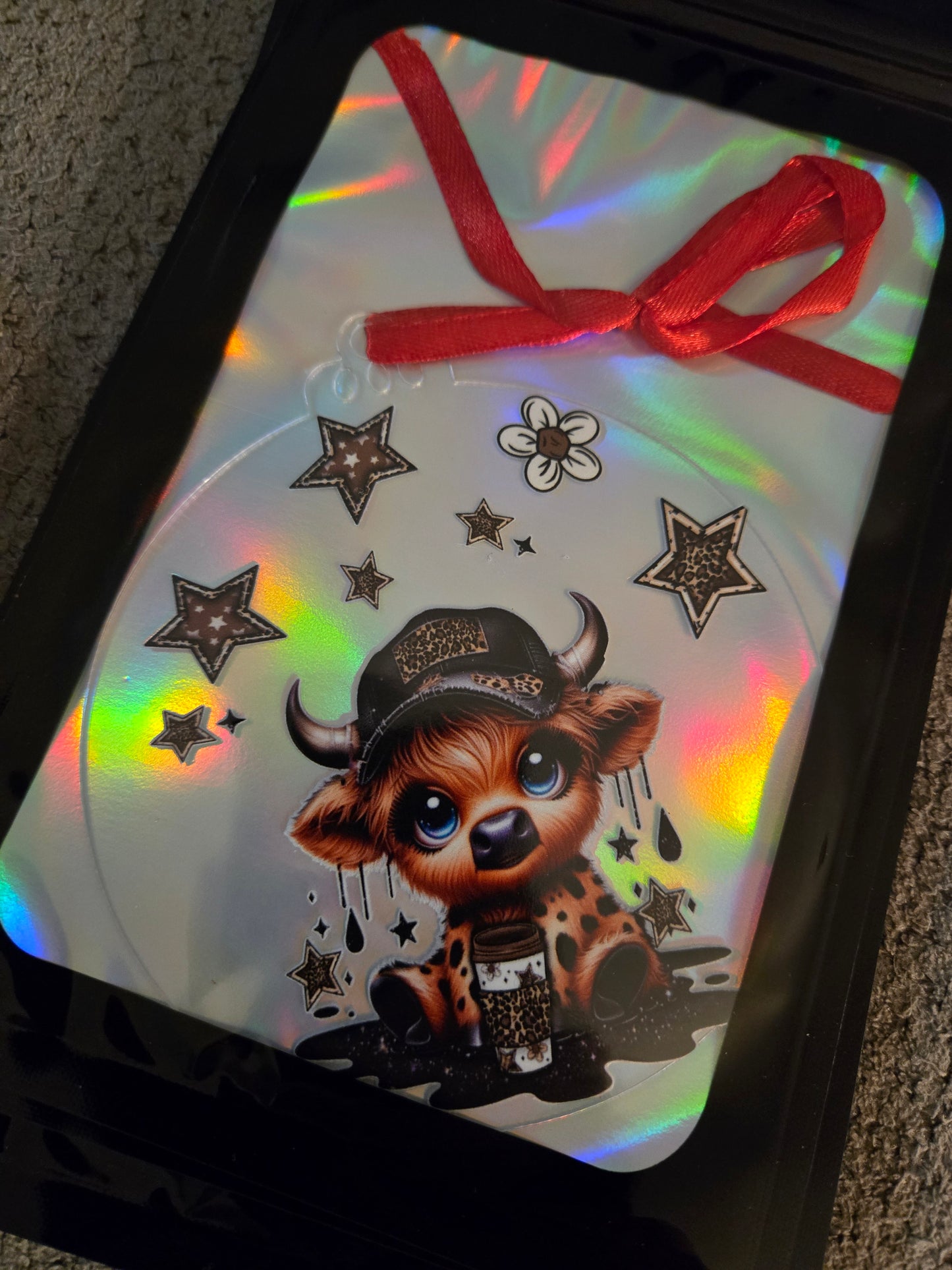 Baby Cow 4 inch Ornament