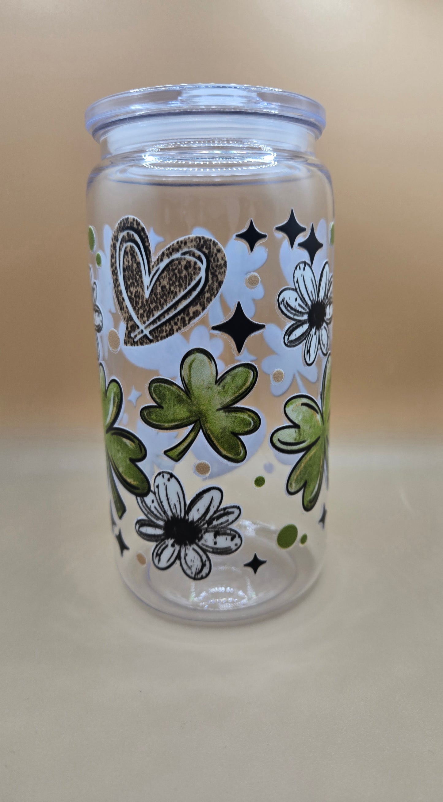 Hearts Clovers and Flowers