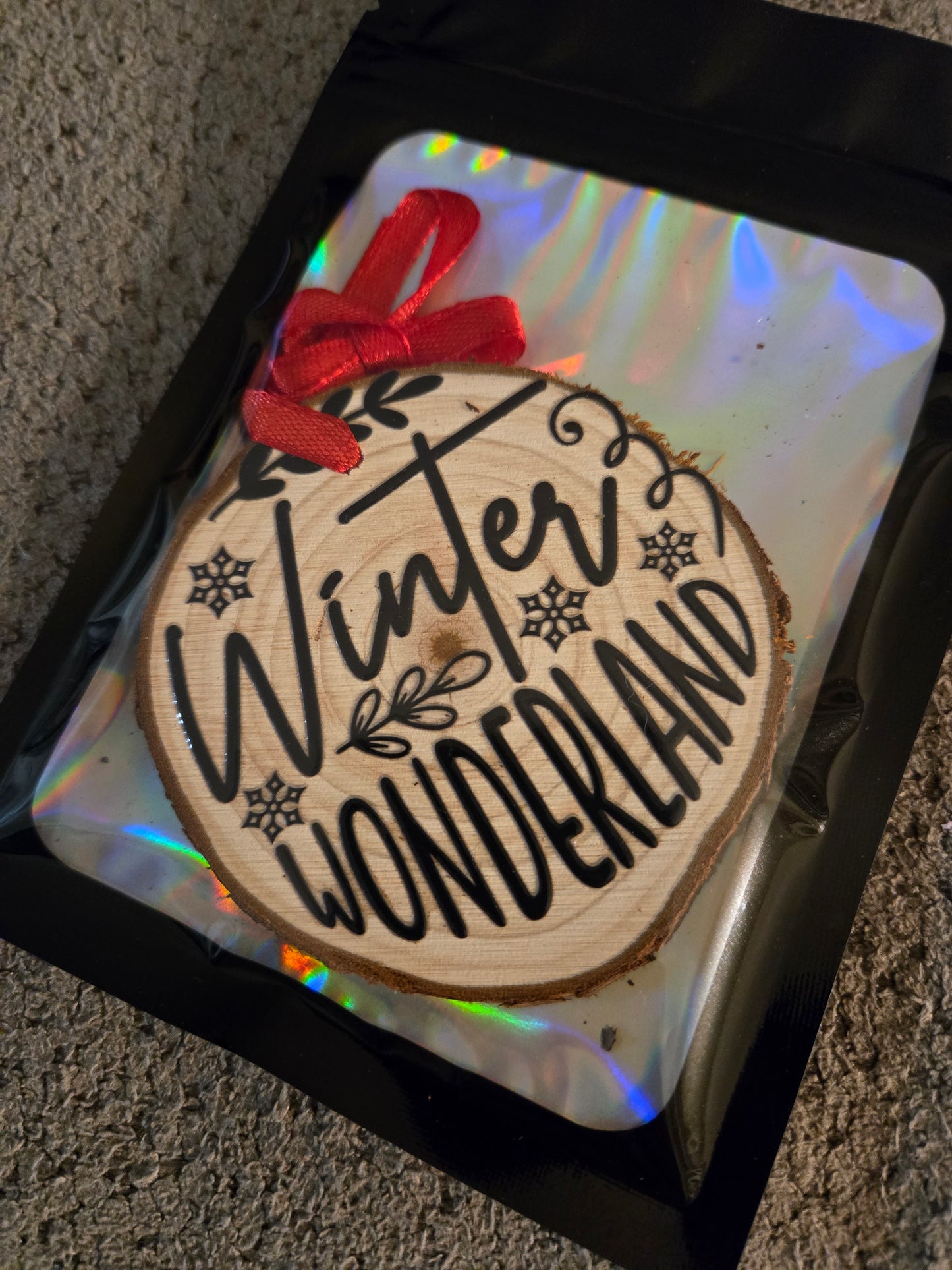 Wooden Winter Wonderland Ornament