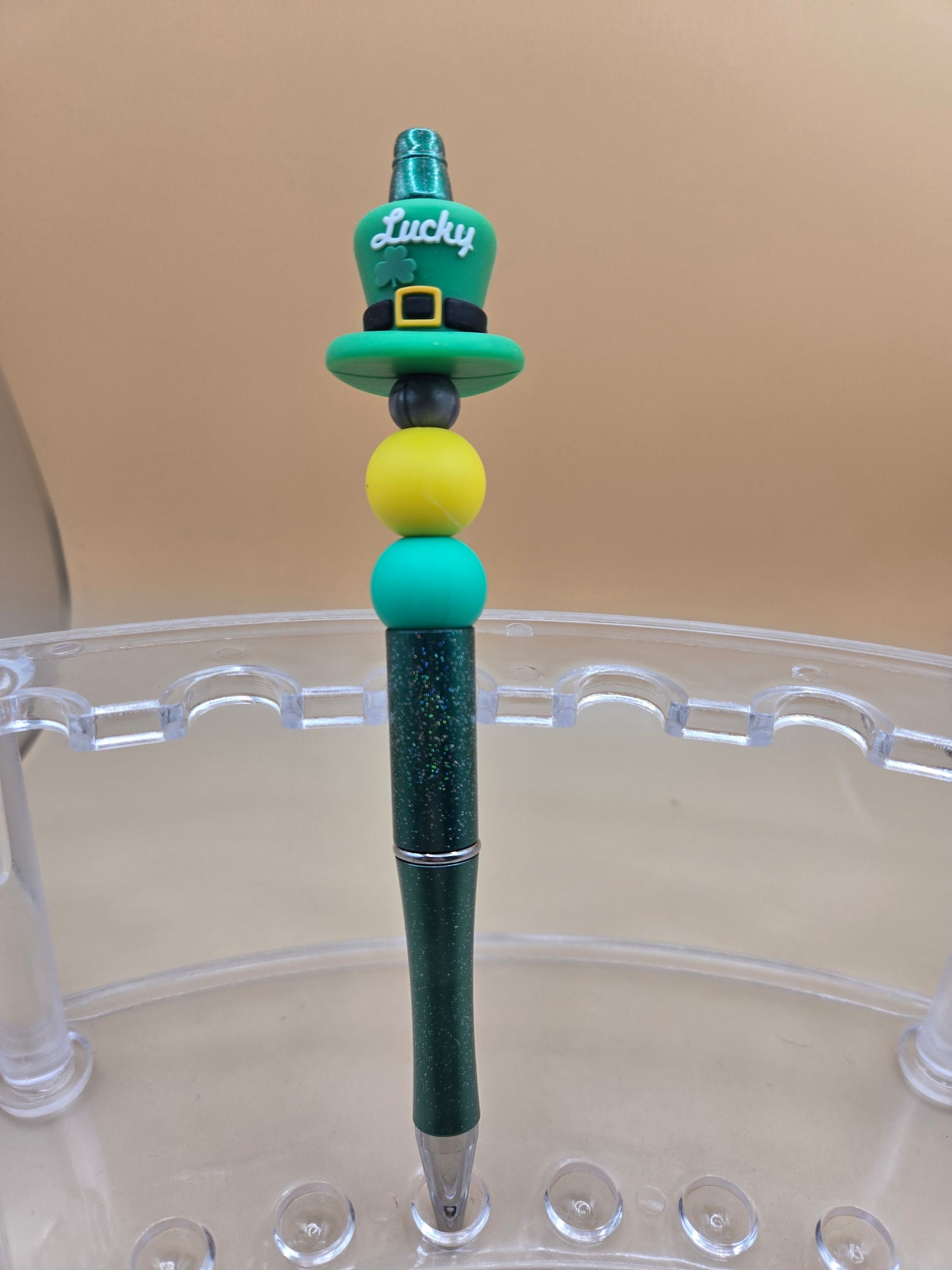 Lucky Hat Beaded Pen