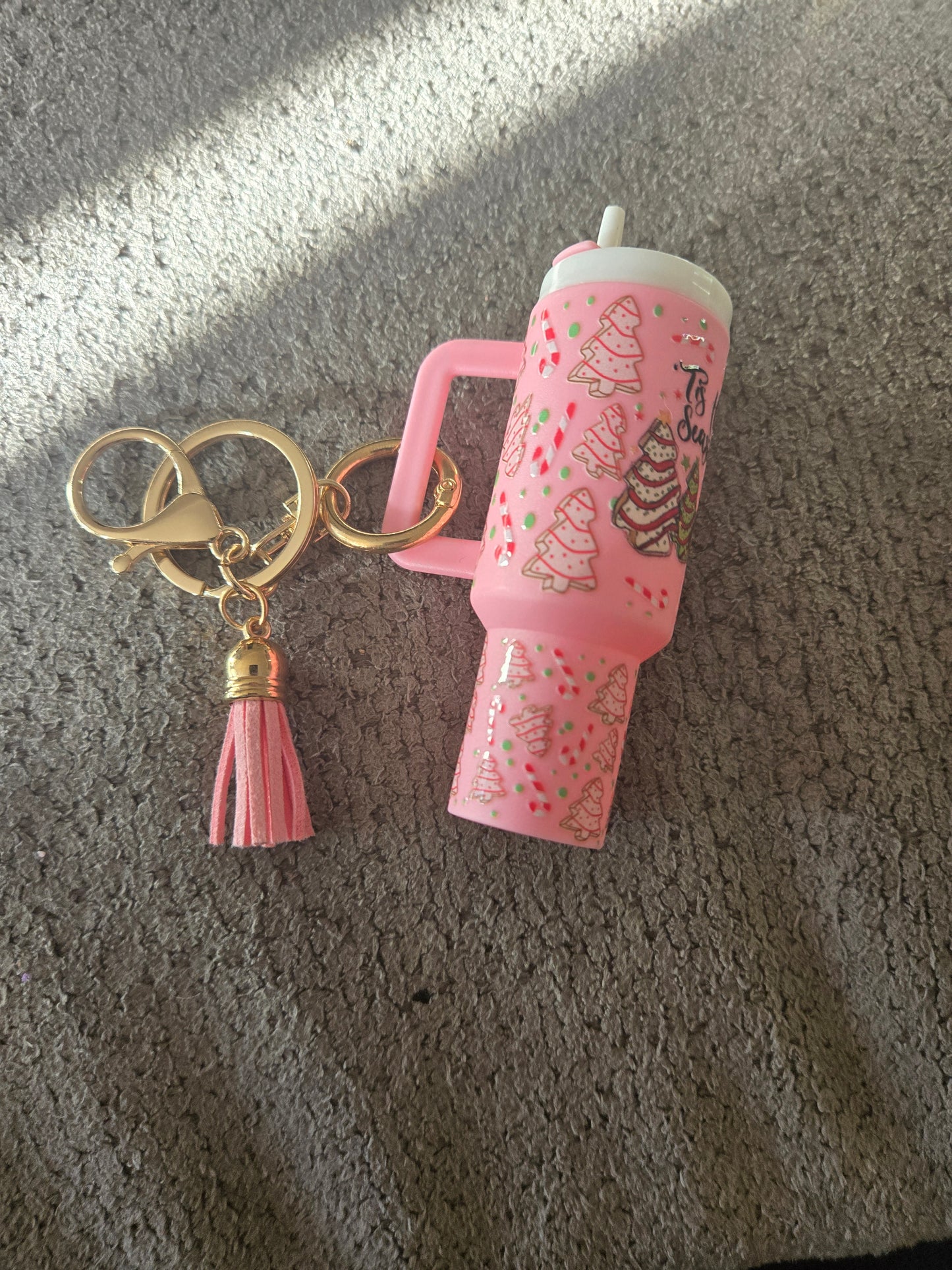 Mini Stanley Keychain Tis the Season Cake