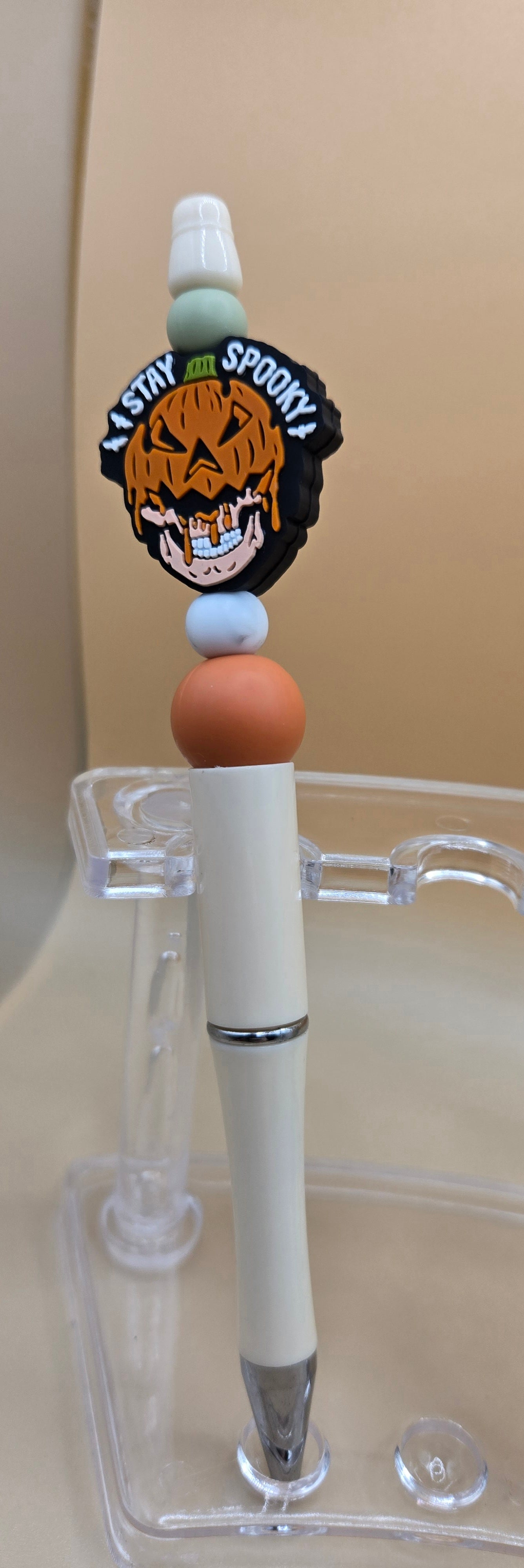 Stay Spooky Beaded Pen 2