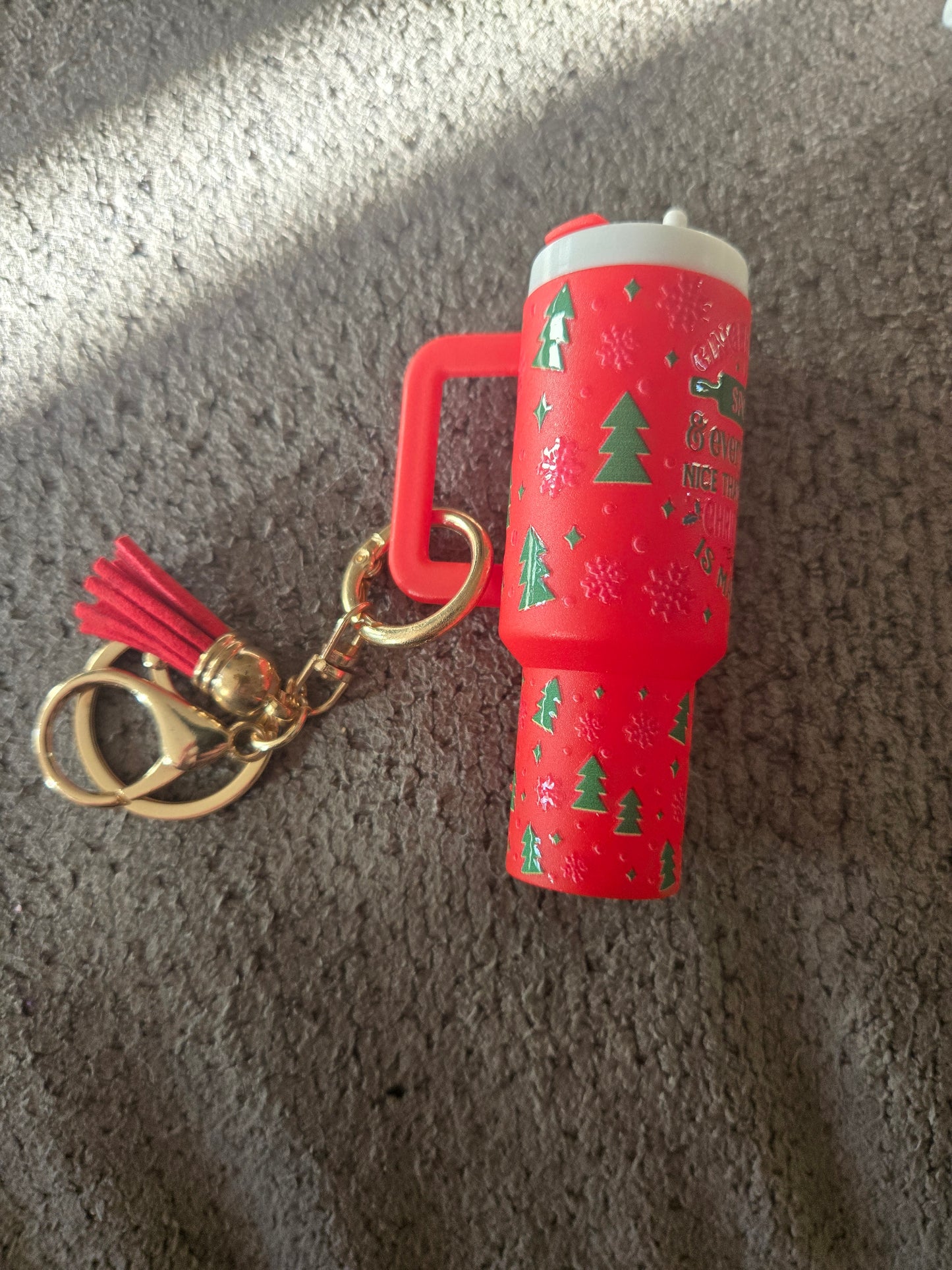 Mini Stanley Keychain Christmas is Made of