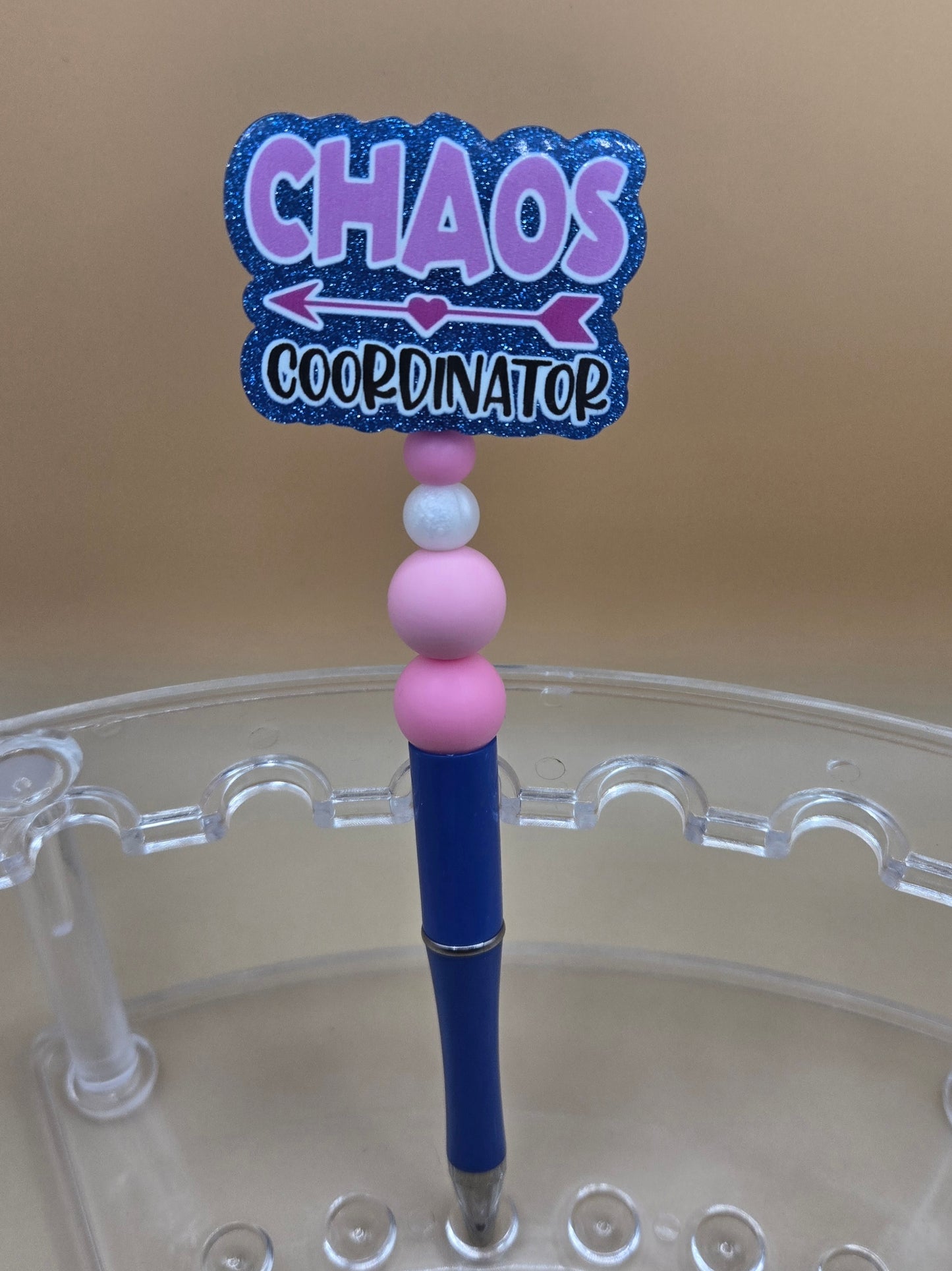 Chaos Coordinator Beaded Pen