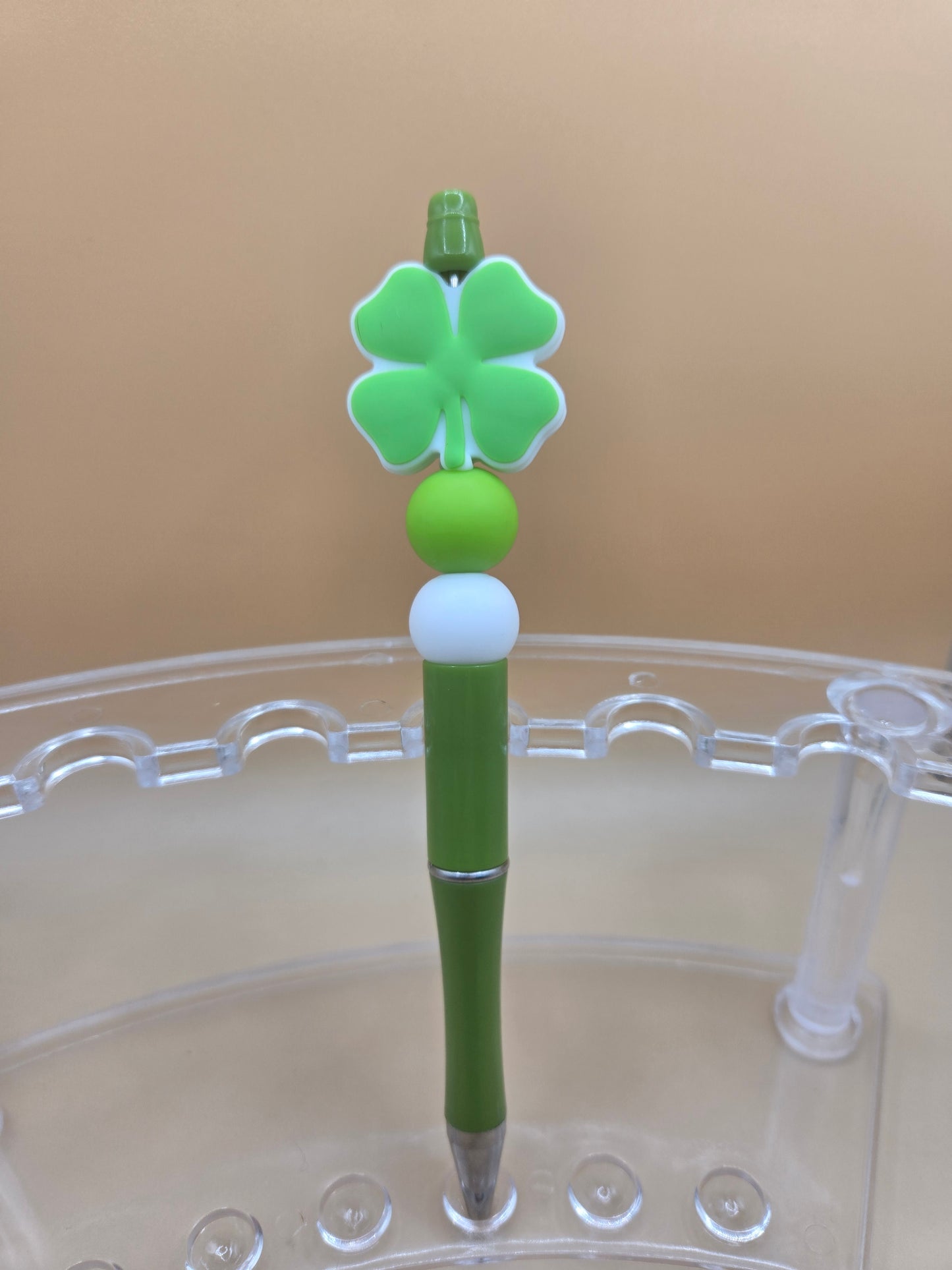 Clover Beaded Pen