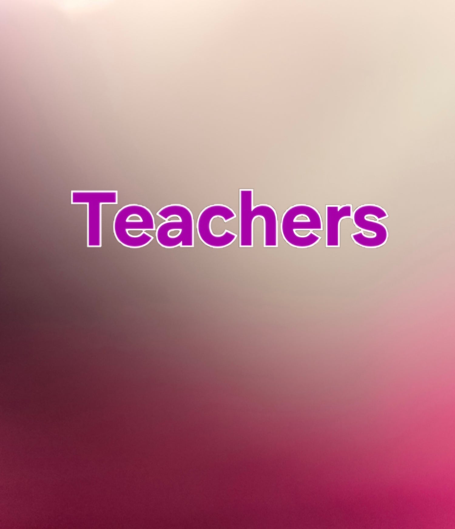 Teacher's