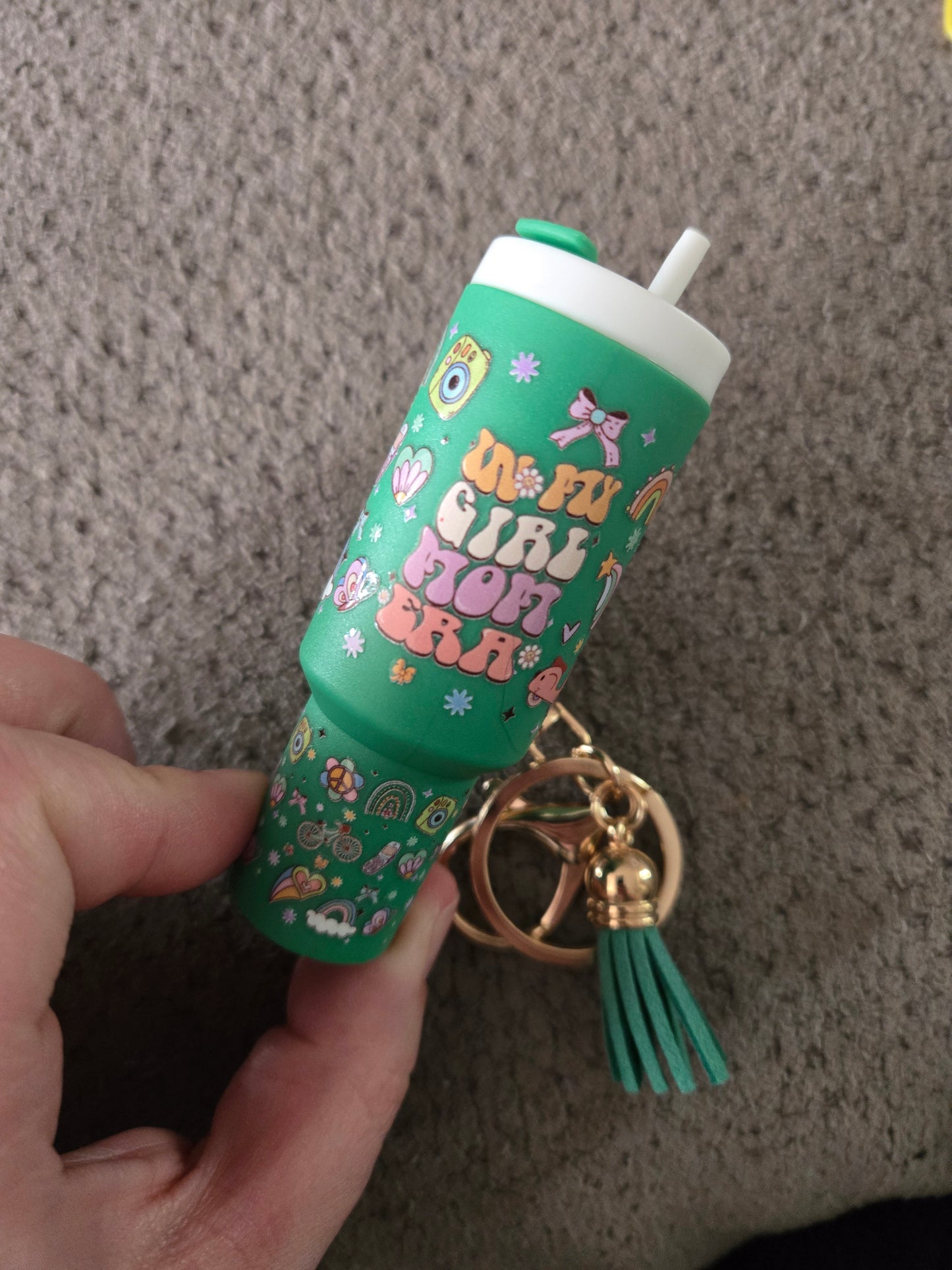 Mini Stanley Keychain Girl Mom