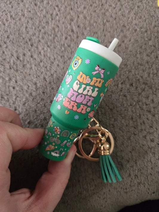 Mini Stanley Keychain Girl Mom