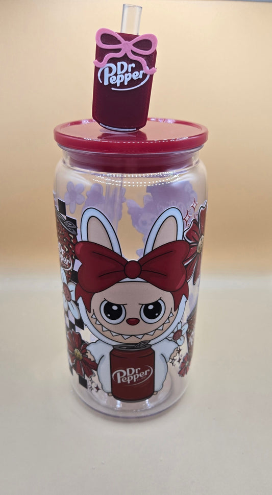 Labubu Dr. Pepper with Topper