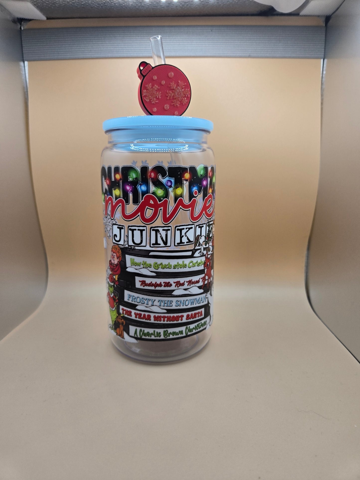 Christmas Movie Junkie with Topper