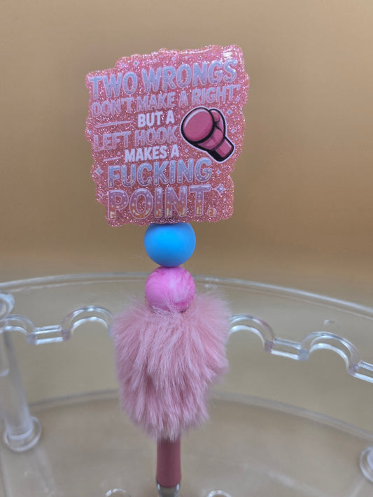 Two Wrongs....Beaded Pen