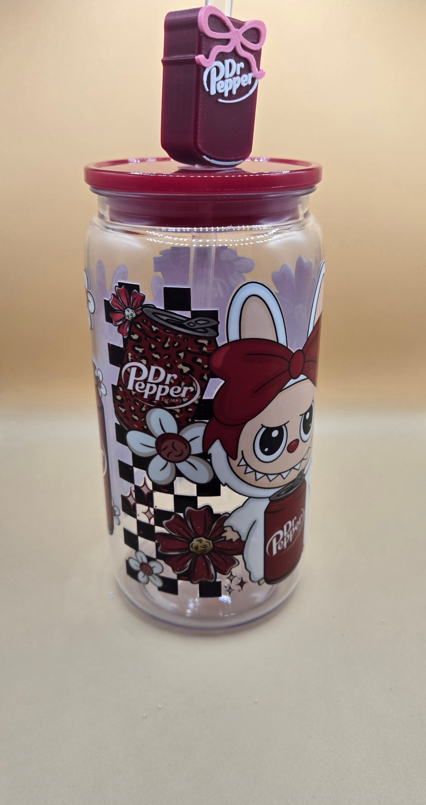 Labubu Dr. Pepper with Topper