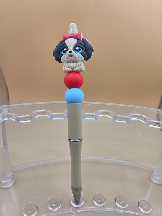 Pup Beaded Pen