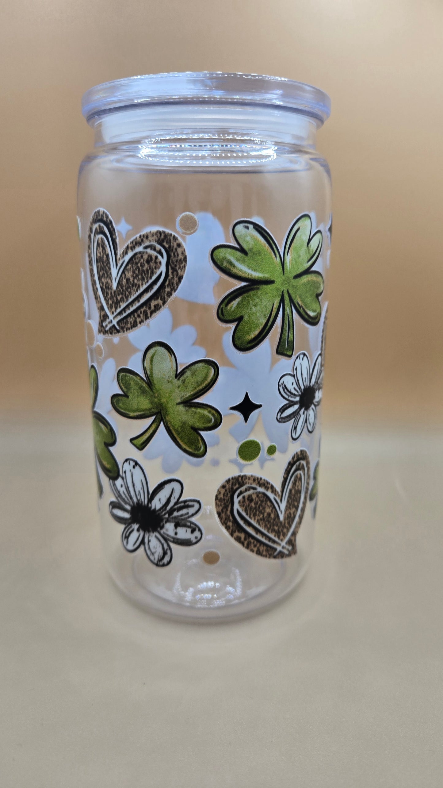 Hearts Clovers and Flowers