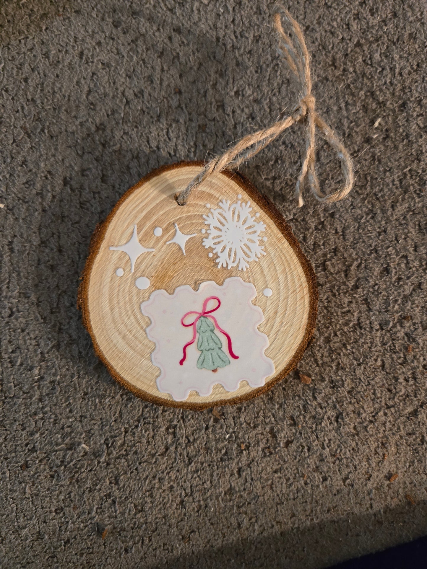 Wooden Gingerbread Boy Ornament