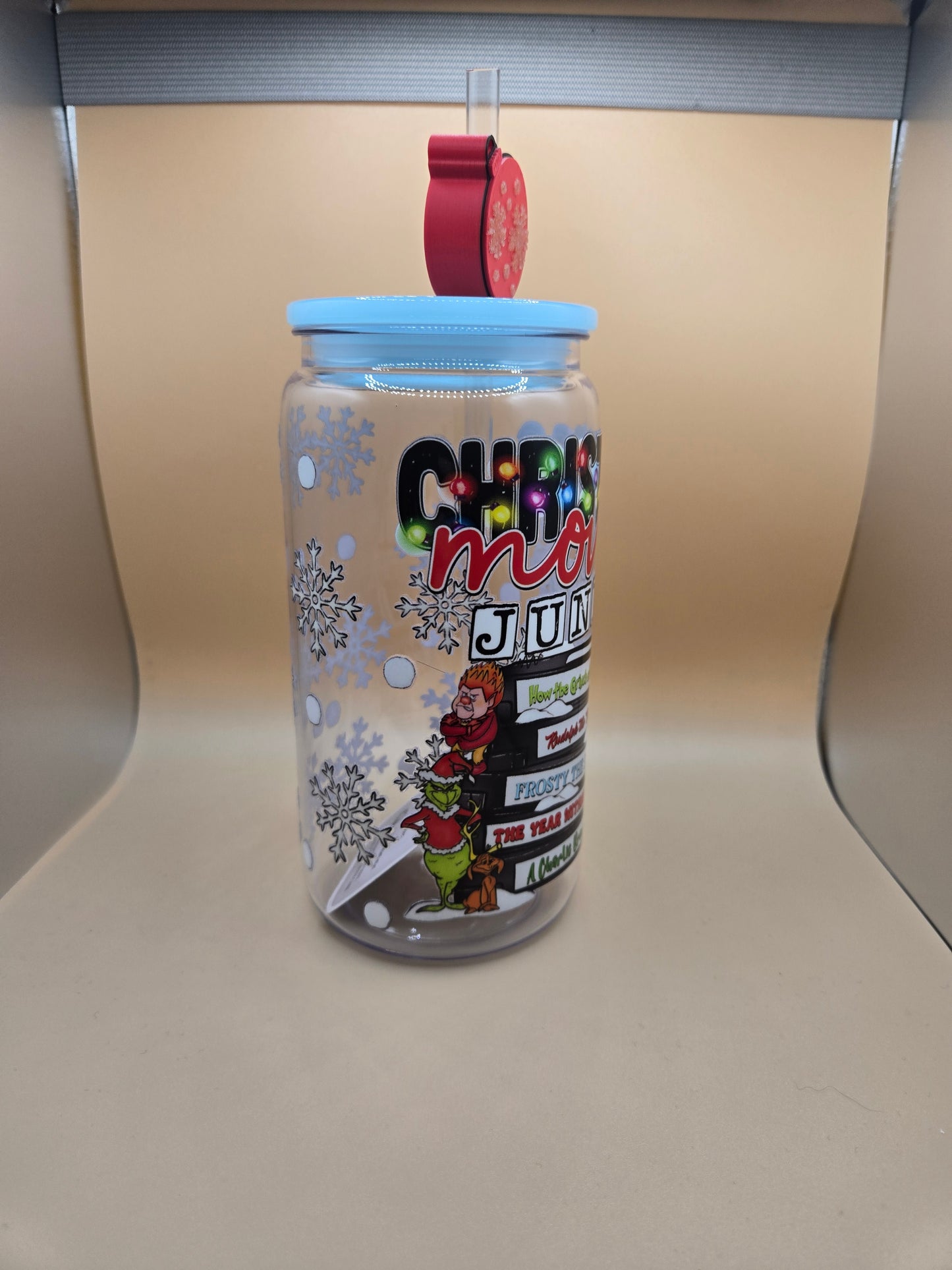 Christmas Movie Junkie with Topper