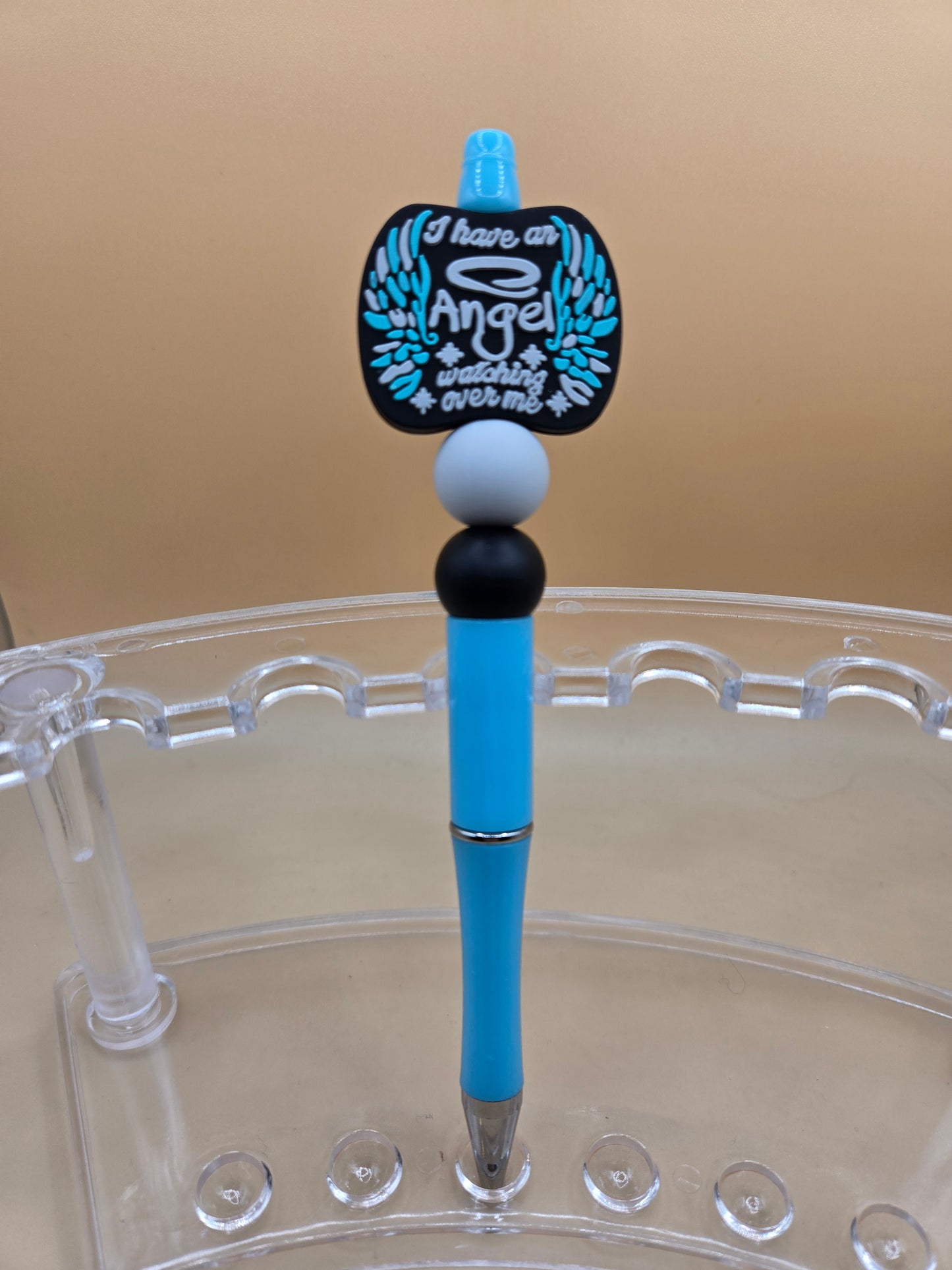 Beaded Angel Watching Over Me Pen