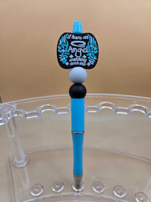 Beaded Angel Watching Over Me Pen