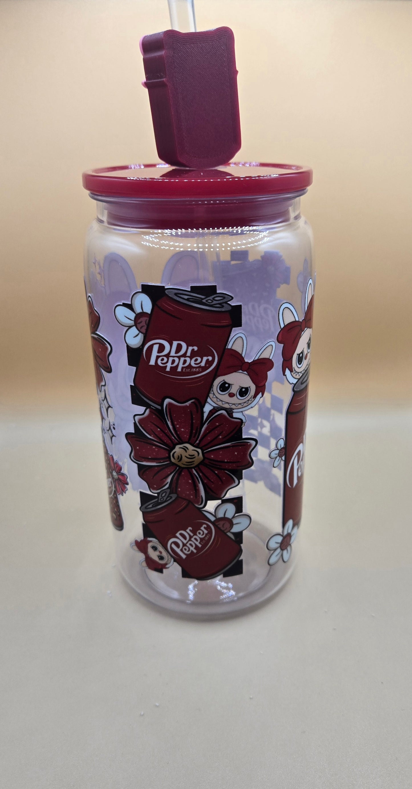Labubu Dr. Pepper with Topper