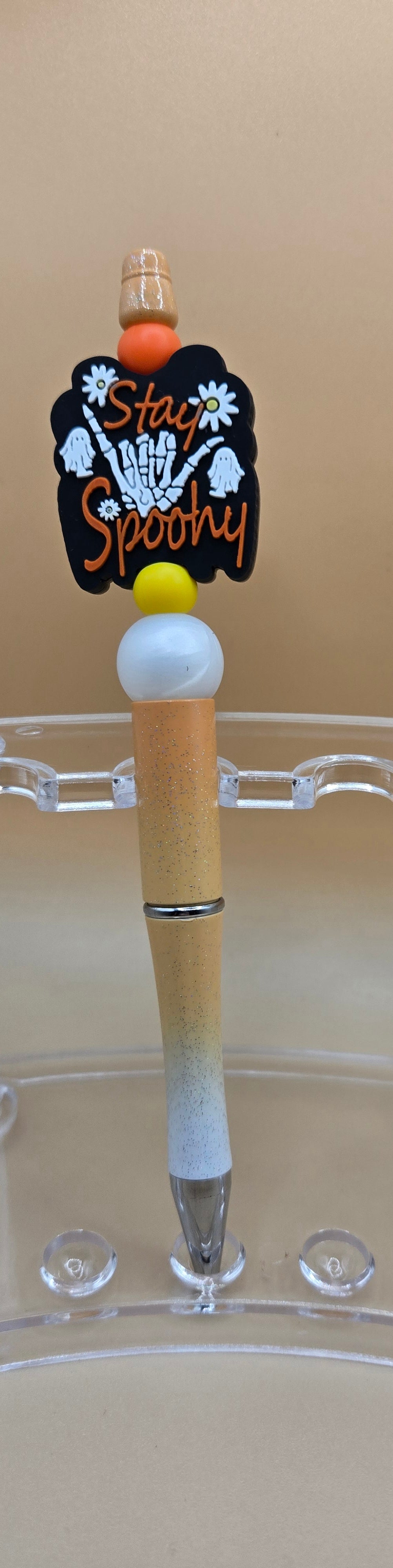Stay Spooky Beaded Pen