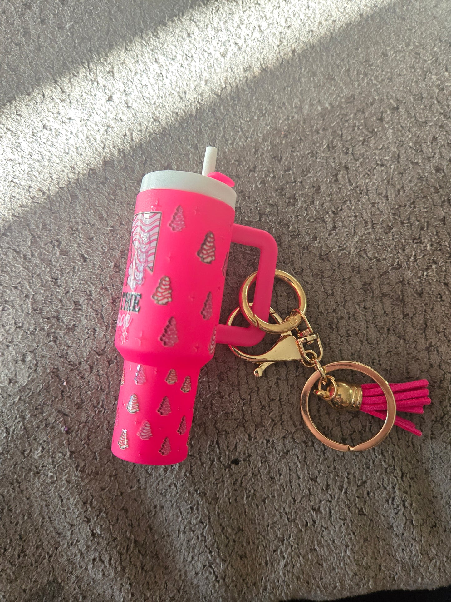 Mini Stanley Keychain Tis the Season Cake 2