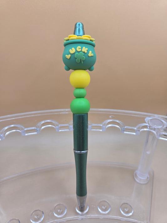 Lucky Pot Beaded Pen