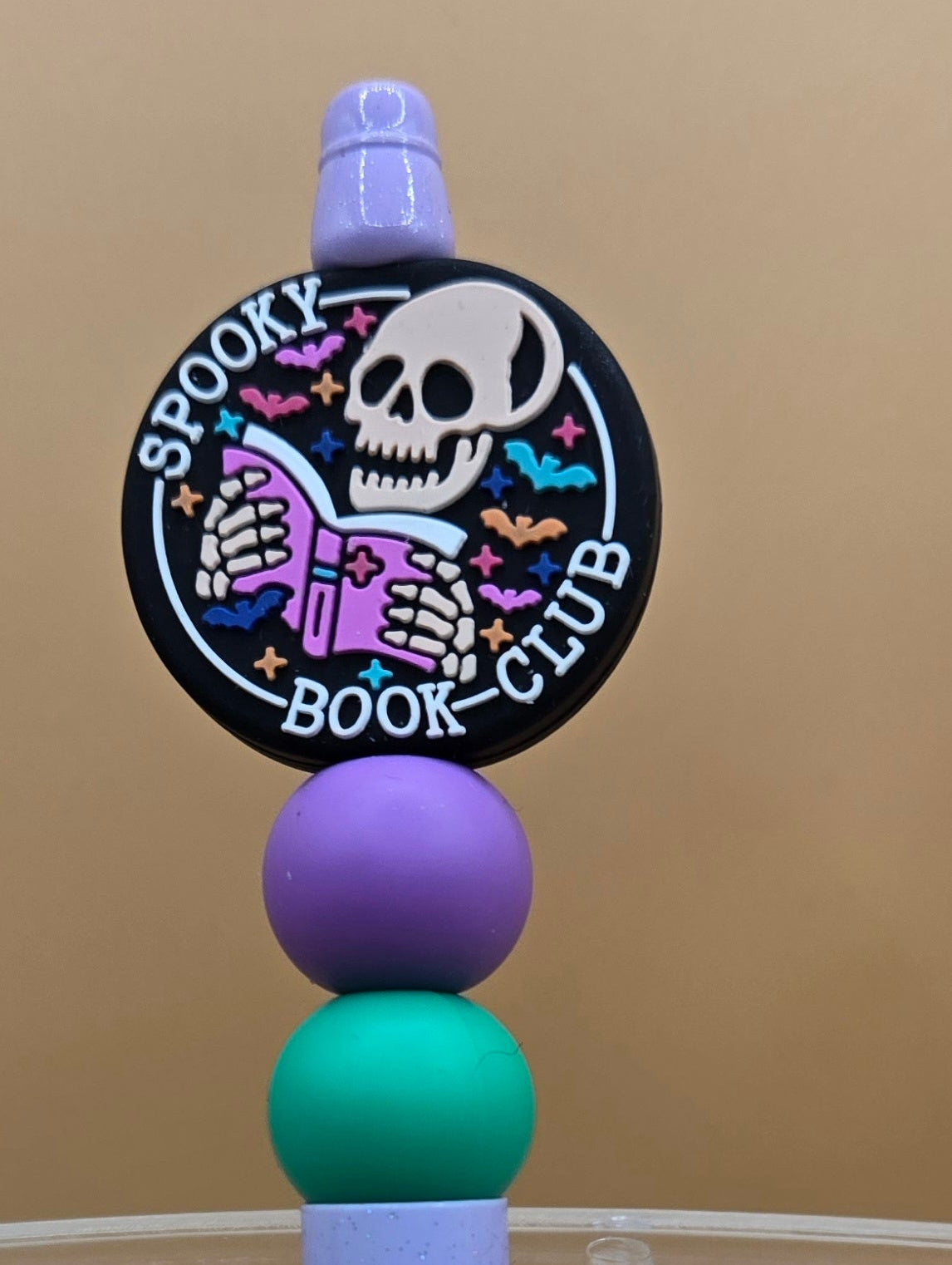 Spooky Book Club Beaded Pen