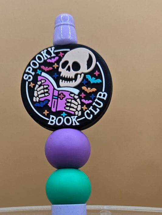 Spooky Book Club Beaded Pen