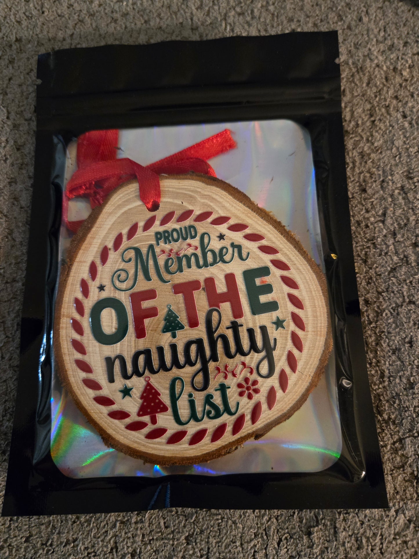 Wooden Proud Member of...Ornament