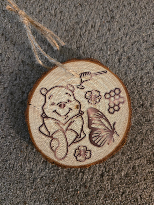 Wooden Winnie the Pooh Ornament