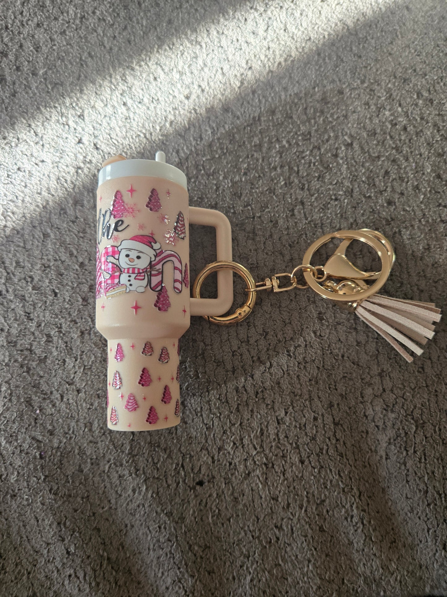 Mini Stanley Keychain Tis the Season