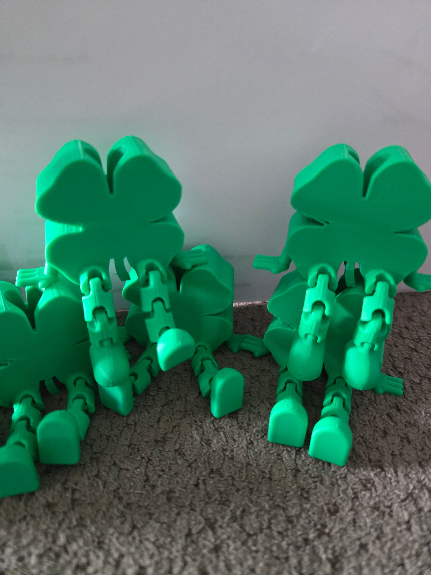 Large Shamrock with Legs Topper