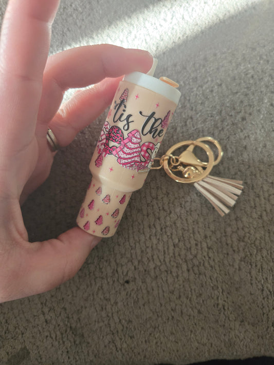 Mini Stanley Keychain Tis the Season