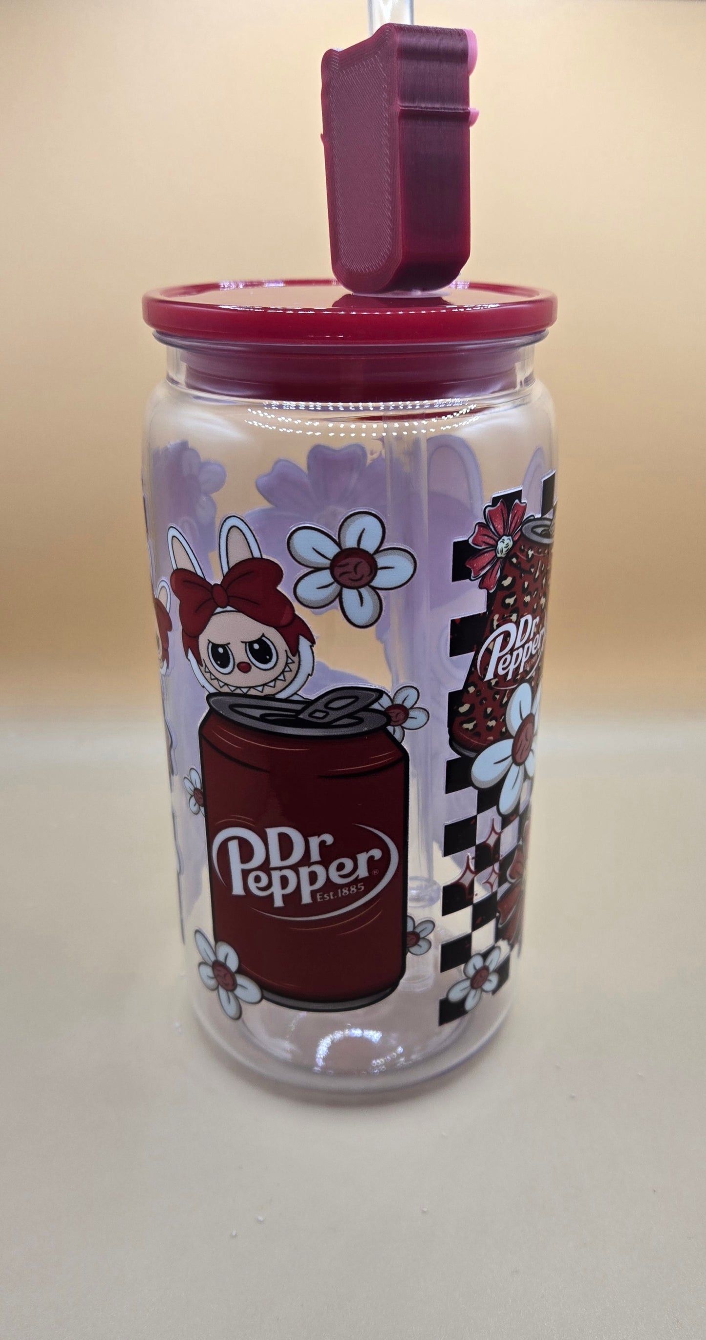 Labubu Dr. Pepper with Topper
