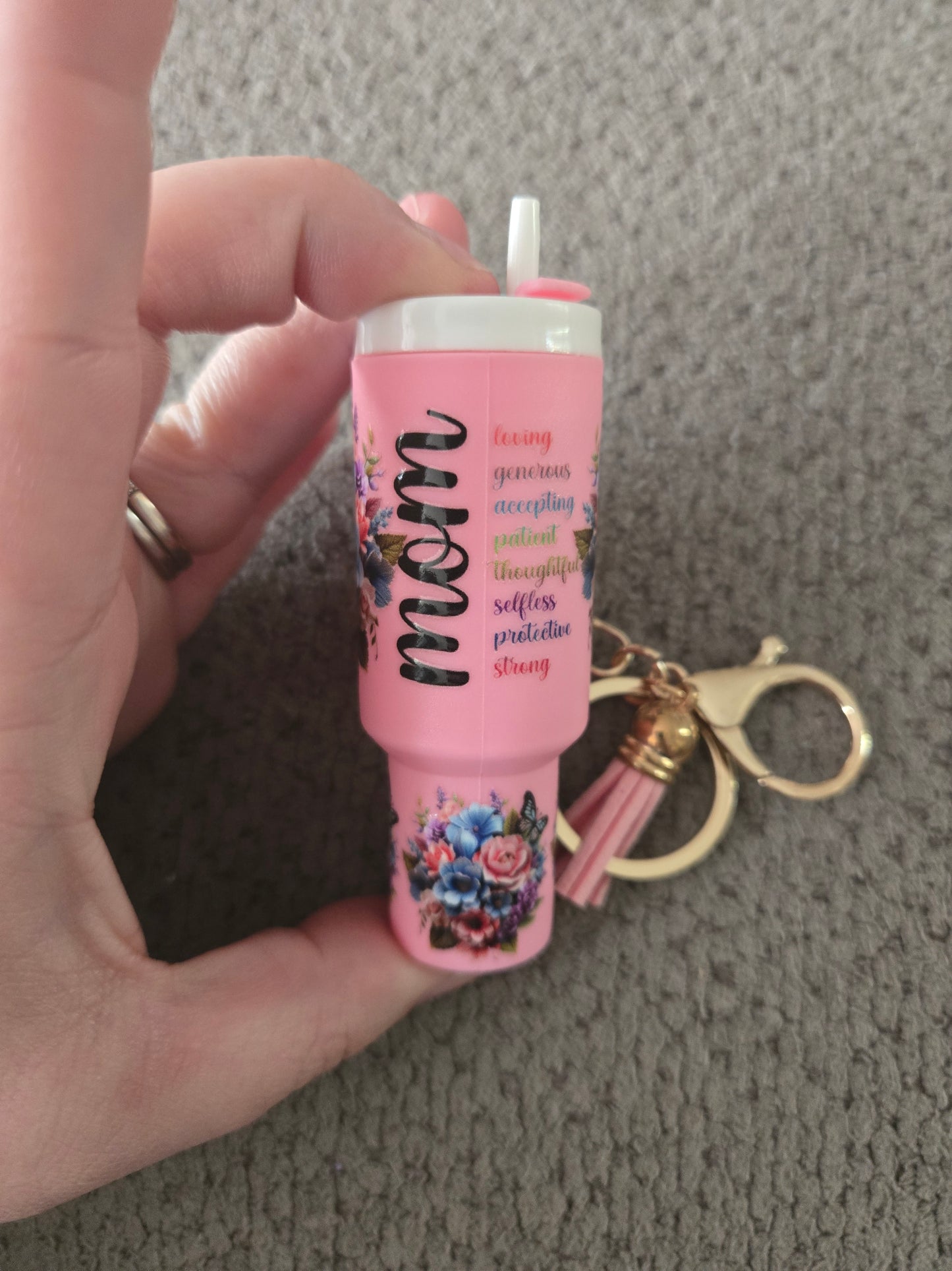 Mini Stanley Keychain Mom