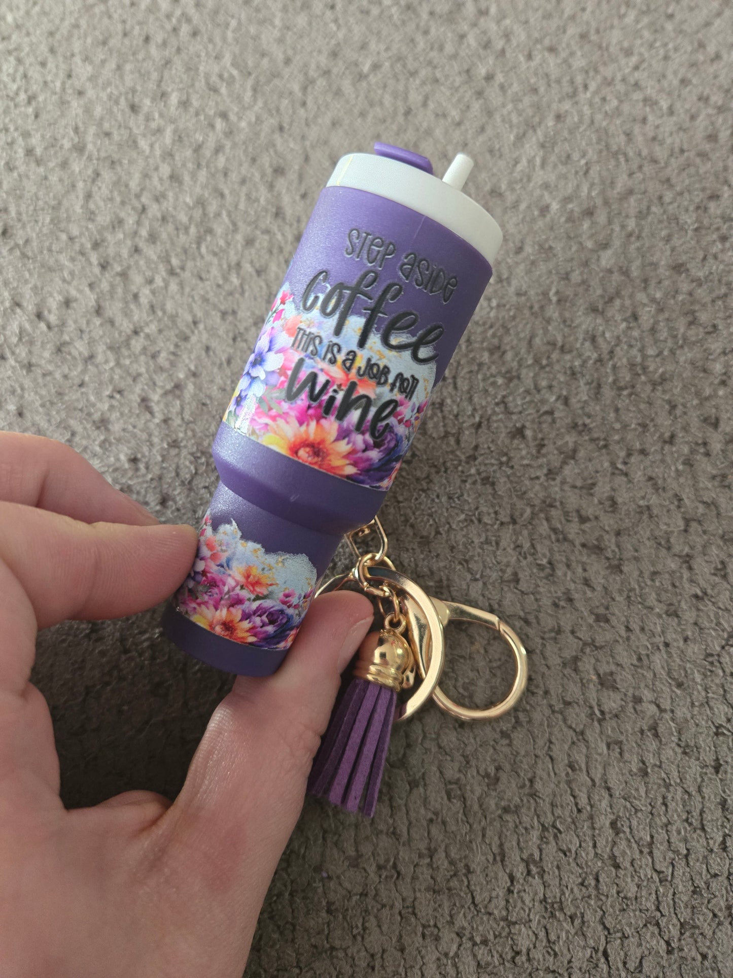 Mini Stanley Keychain Coffee and Wine