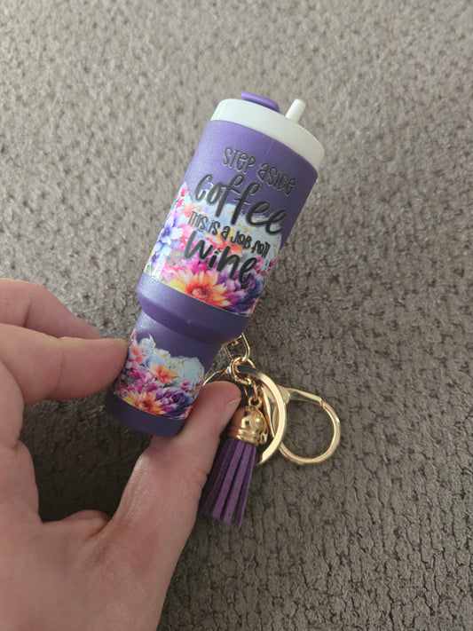 Mini Stanley Keychain Coffee and Wine