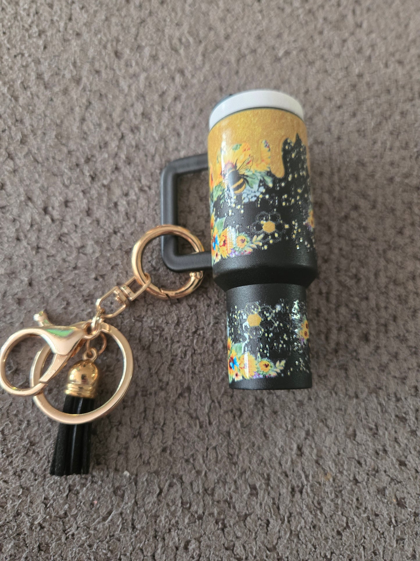 Mini Stanley Keychain Honey Bee