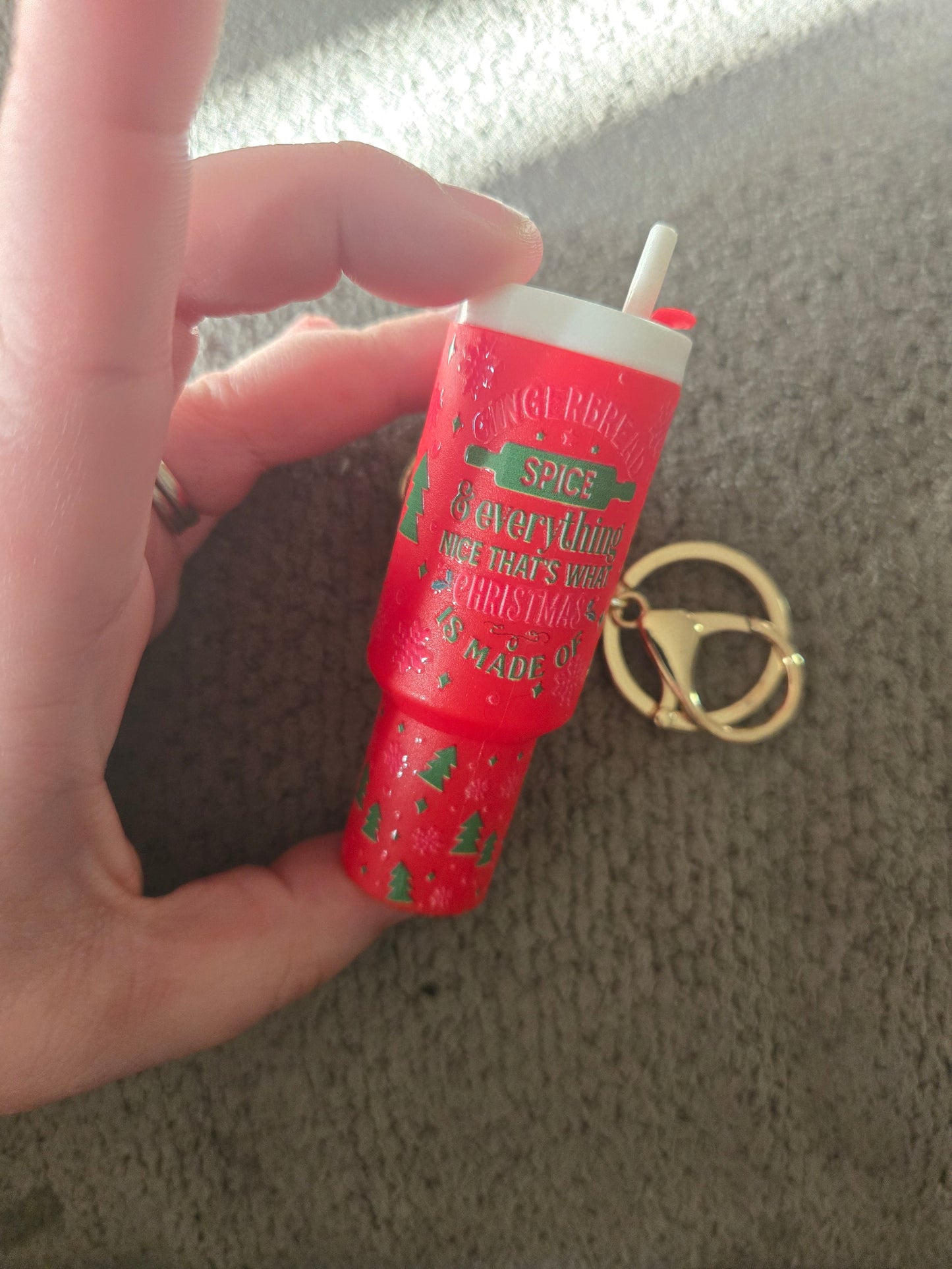 Mini Stanley Keychain Christmas is Made of