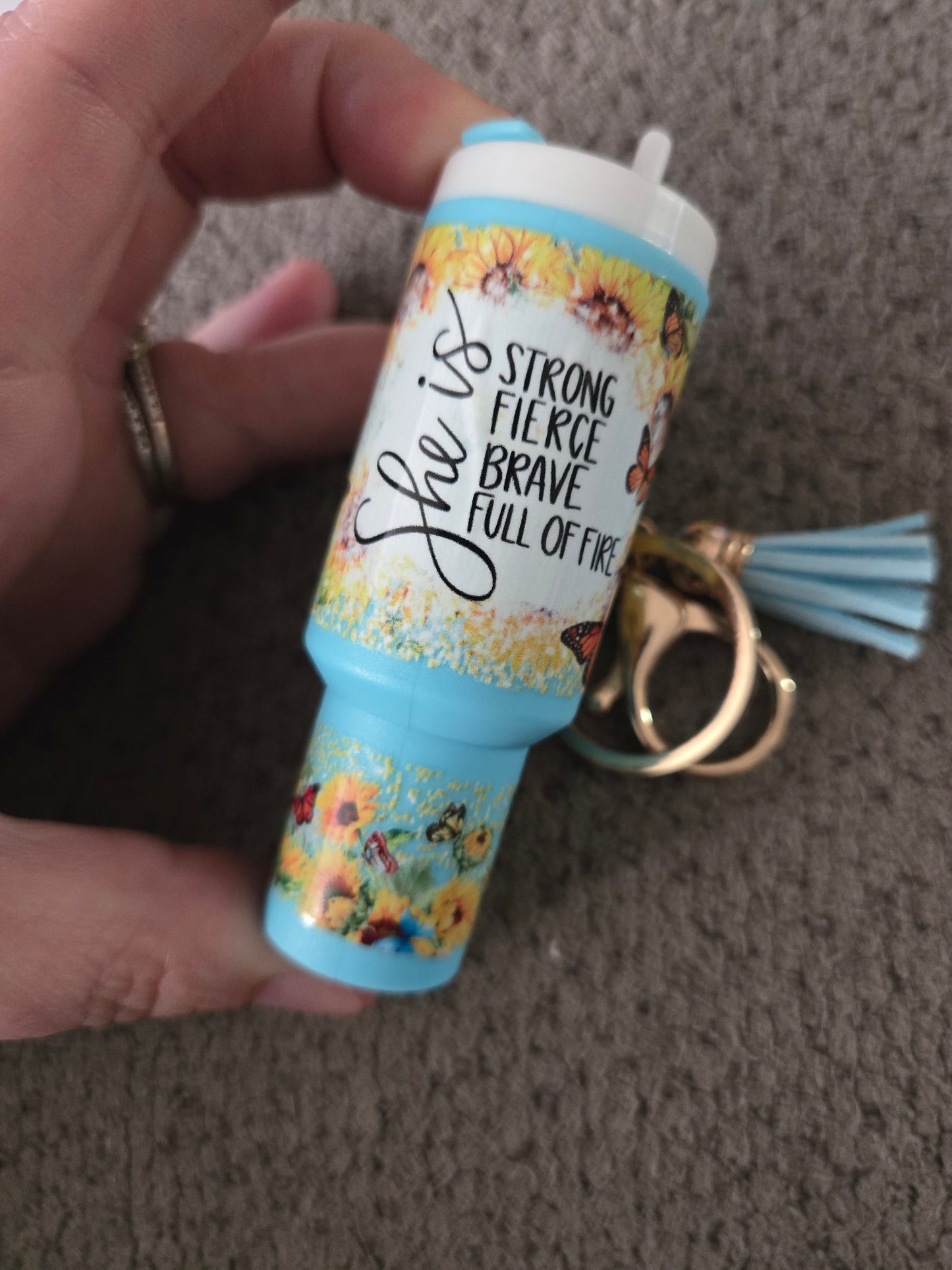 Mini Stanley Keychain She Is..