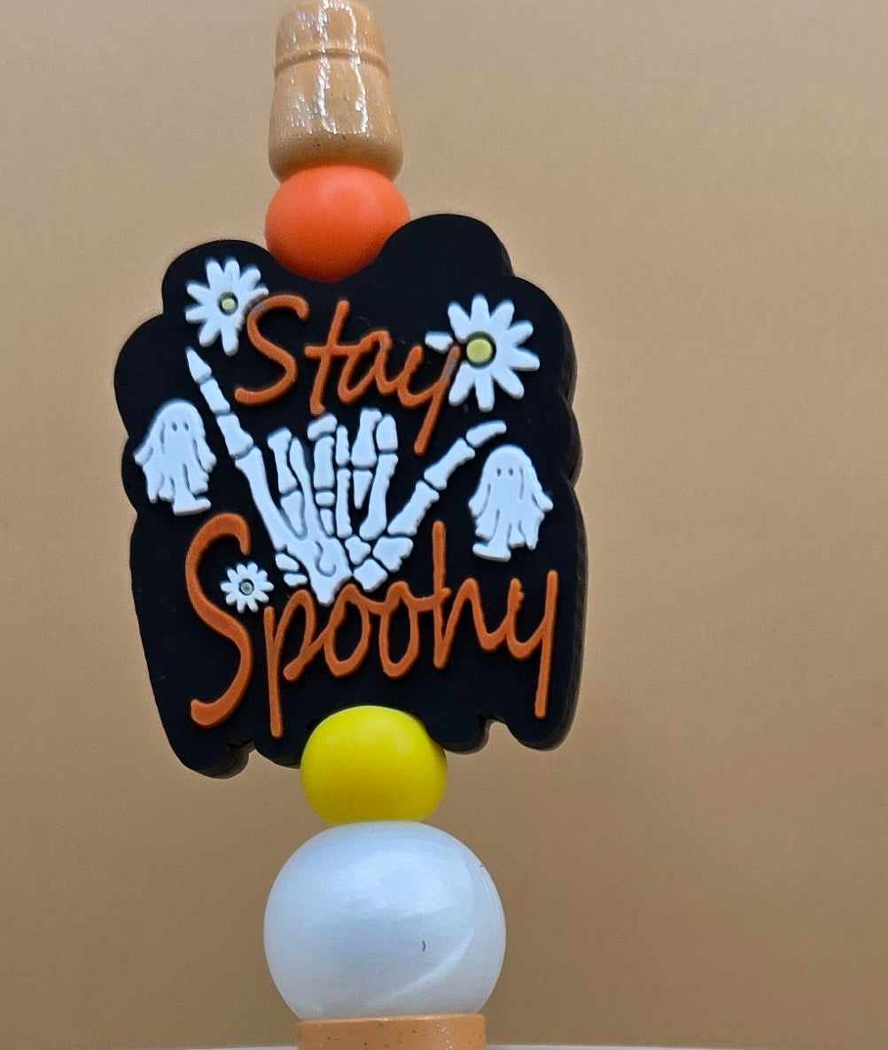 Stay Spooky Beaded Pen