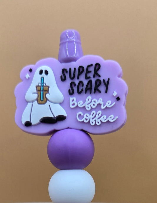 Super Scary Before Coffee Beaded Pen