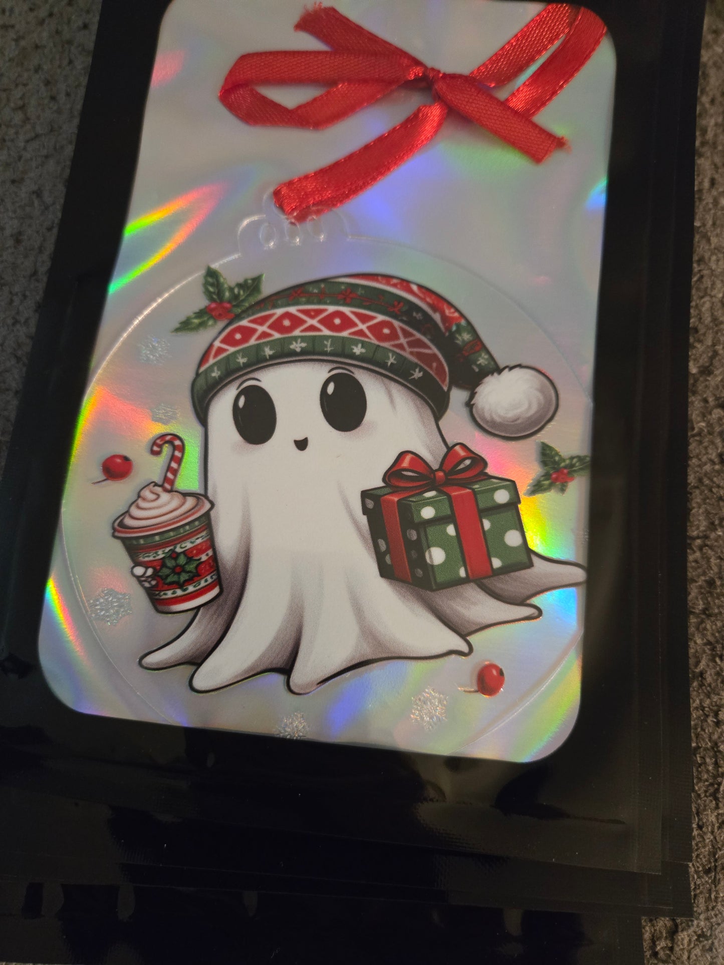Christmas Ghosty 4 inch Ornament