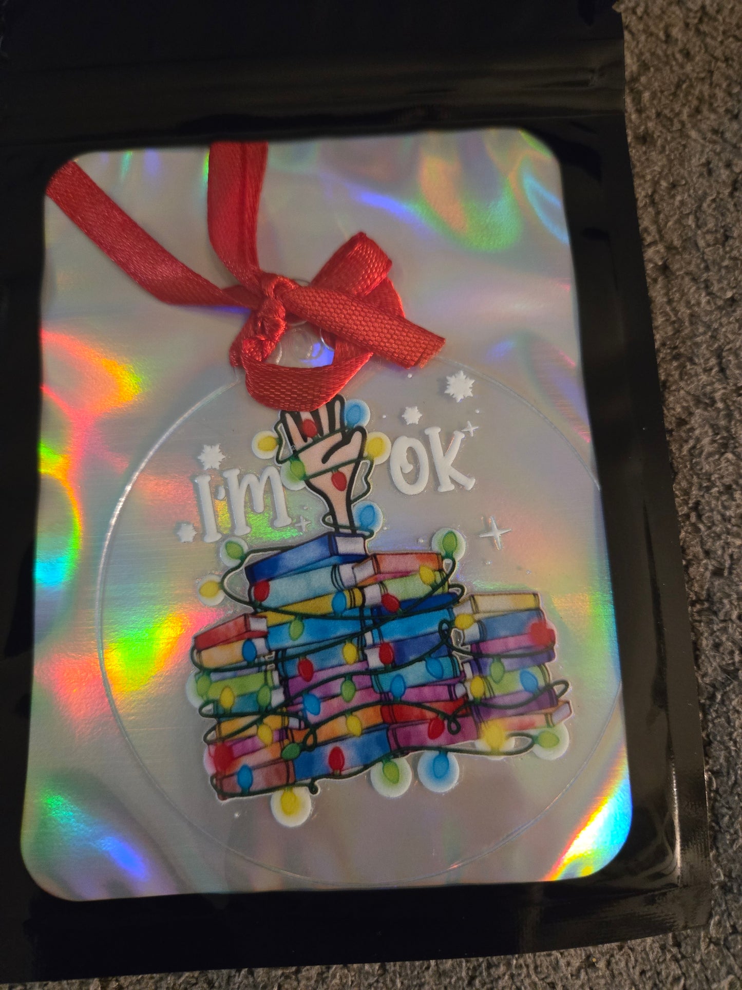 I'm ok 3 inch Ornament