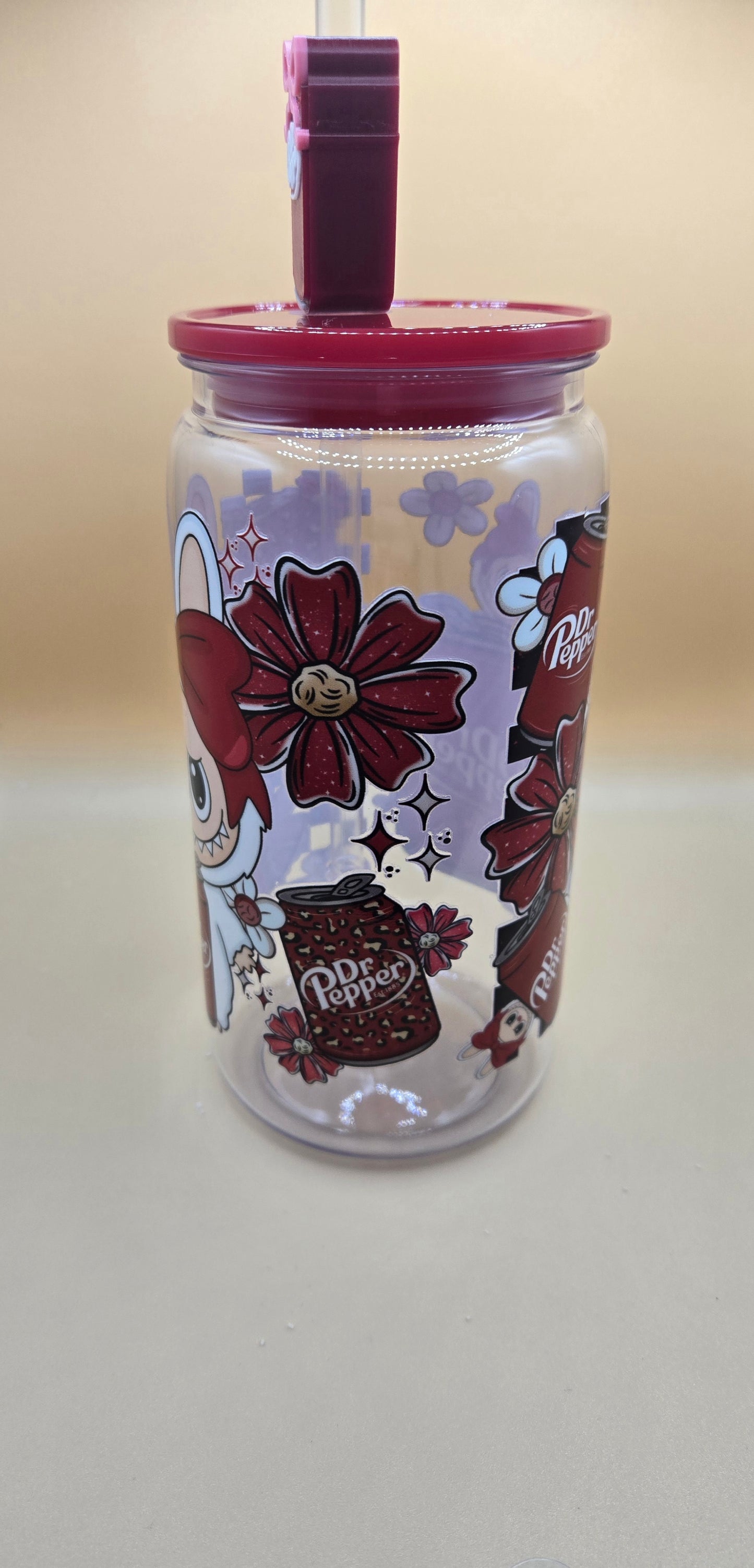 Labubu Dr. Pepper with Topper