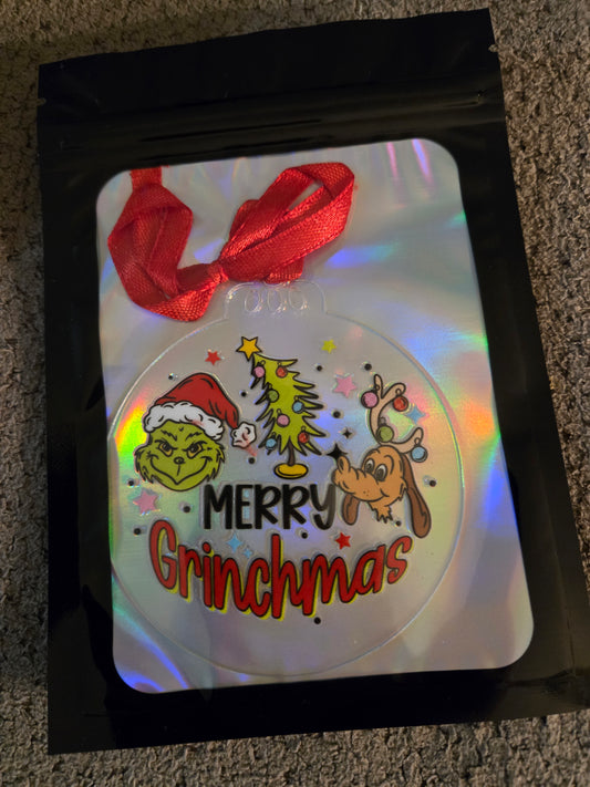 Merry Grinchmas 3 inch Ornament